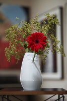 Vase "Entspannt" in weiß